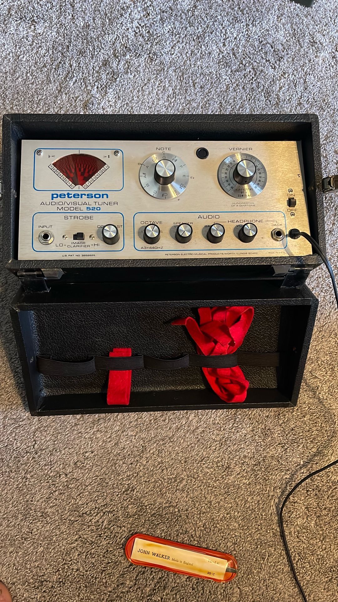 Peterson Model 520 - Vintage Strobe Audio/Visual Tuner