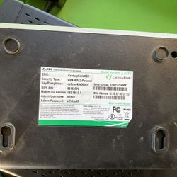 Century Link Modems/routers