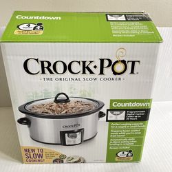 Crock-Pot 4 Quart SCCPVC400-S Slow Cooker Programmable Countdown Digital Control Pre-owned