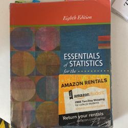 Essentials of Statistics Eight Edition