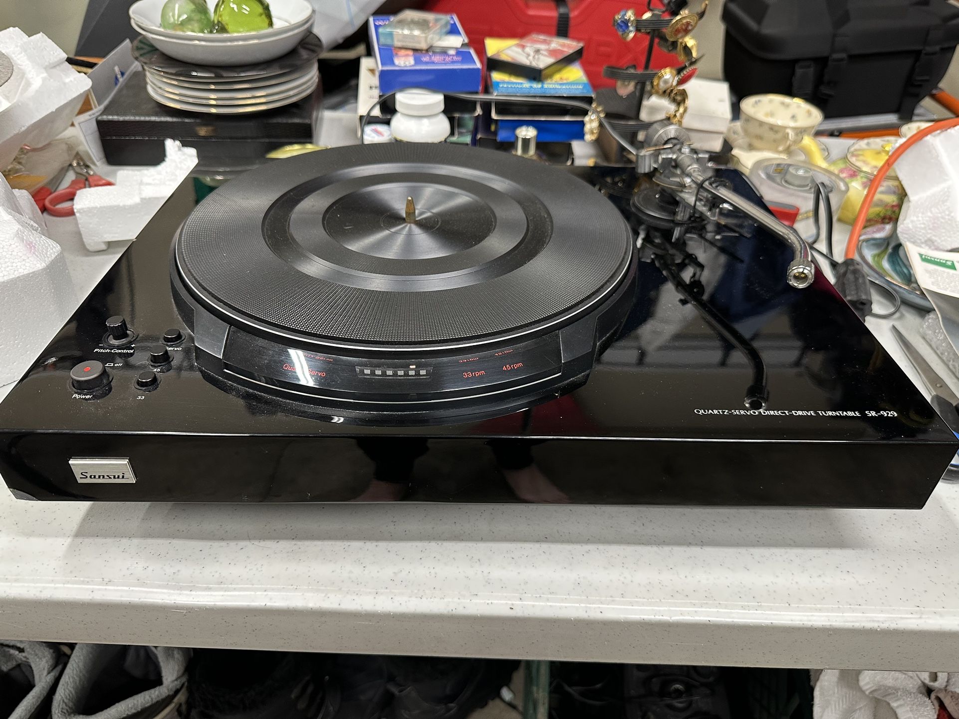 Vintage Sansui Turntable Sr-929