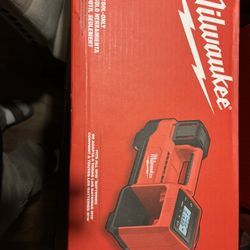 Milwaukee Air Compressor And Batteries 