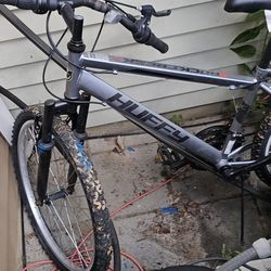 Huffy 24" Rock Creek Mountain Bike, Fits Riders 4'8" - 5'8", Gray, Adult, Men's