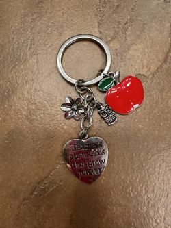 New Teacher Gift Keychain Thanking Christmas 