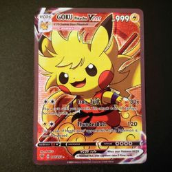 Goku Pikachu VCOS (Orange Background) ✨