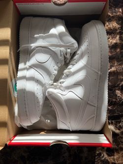 Nike High-Top White Sneakers in Box