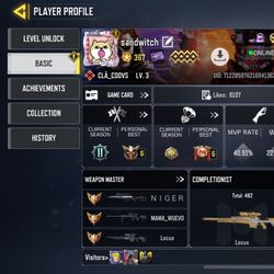 stacked CODM account 