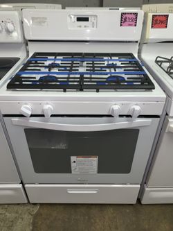 New Whirlpool gas range with 6 months warranty
