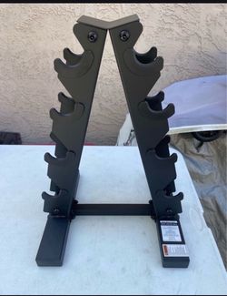 CAP A Frame-Style Dumbbell Stand, Black