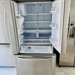 Refrigerator Samsung Counter Depth Bottom Freezer Stainless Steel FREE DROP OFF 