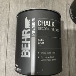 BEHR Chalk Decorative Paint – Aged Gray