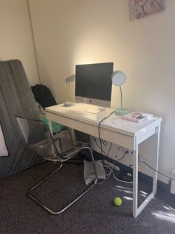 Desk and chair