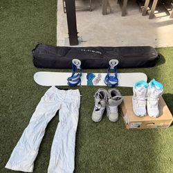 Snowboarding Set $185