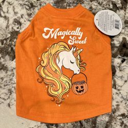 NEW Magically Sweet Unicorn Glow Dog Shirt