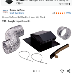 Roof ducting kit