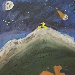 Village Of Christ Painting