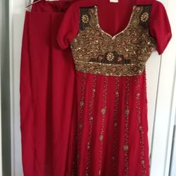 3 Pc Pakistani/ Indian shalwar  party/bridal wear Dress