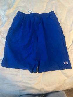 Blue champion shorts