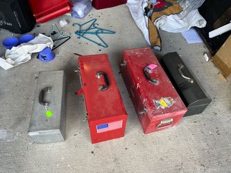 4 Vintage Toolboxes inc. Craftsman