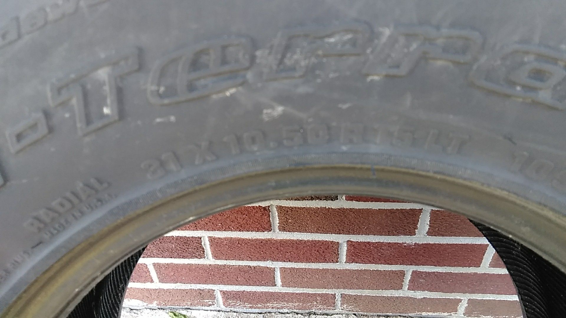 BF Goodrich allterrain tires T/A KO 31x10.5x15 for Sale in Virginia