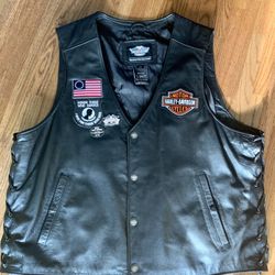 Harley Davidson Leather Vest