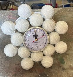 Golf ball clock