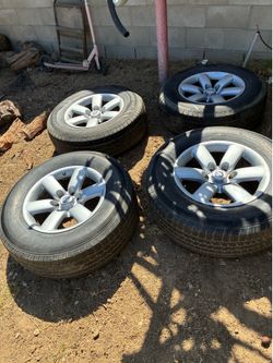 Full set Nissan tundra size 18 rims
