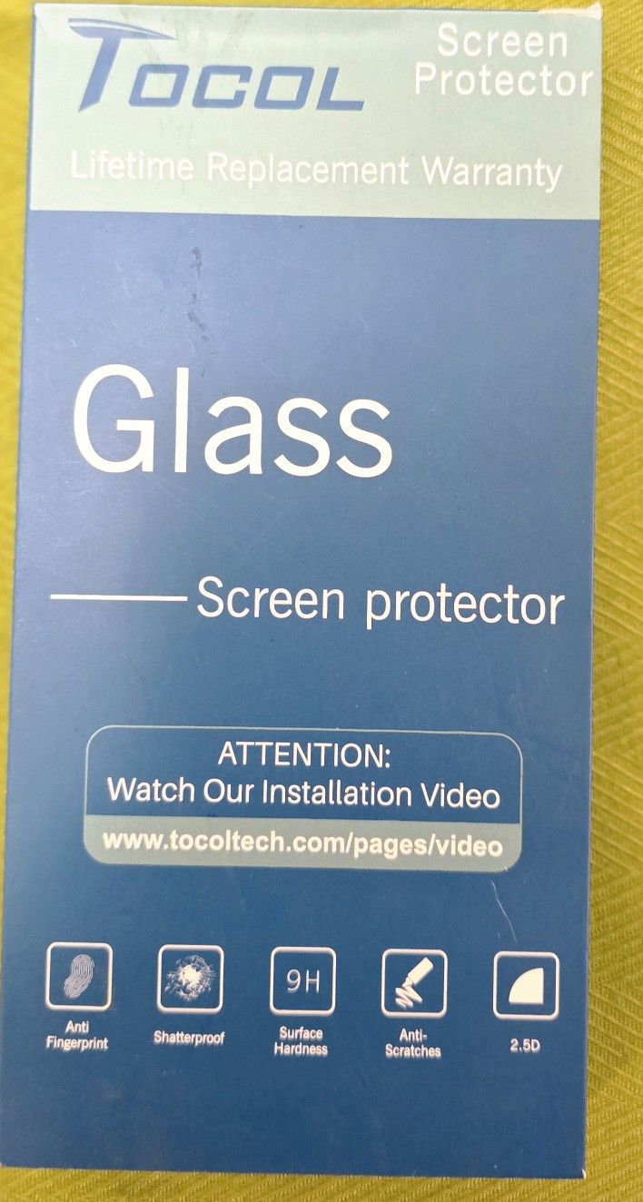 Tocol Glass Screen Protector 1pack for iPhone 12 Pro Max Never Used