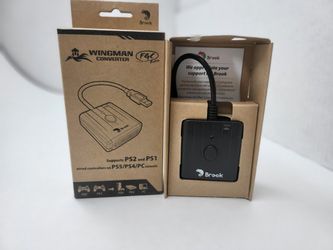 Brook Wingman FGC Retro Converter Adapter for PS1 PS2 Controllers on PS5 PS4 PC