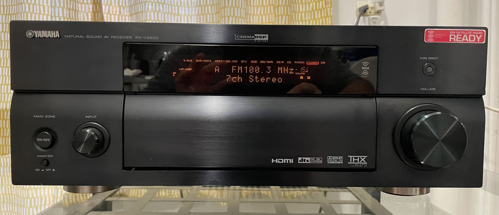 Yamaha RX-V2600 THX Select2-Certified Receiver - 130 Watts x 7 Channels