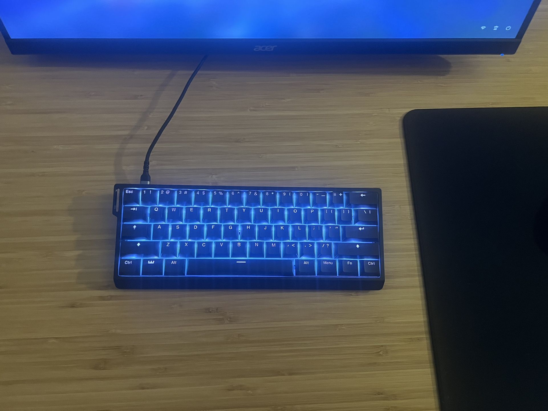 wooting 60he (stubby spacebar)