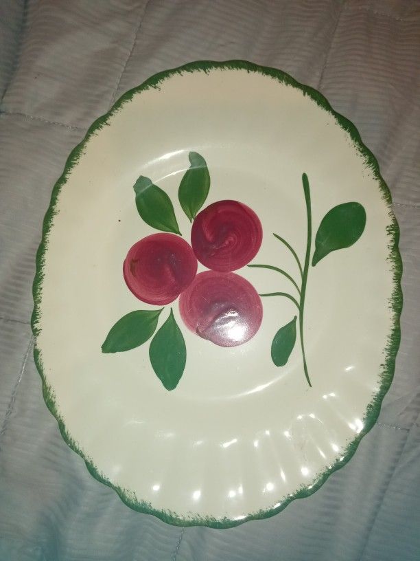 Vintage 1940's  Blue Ridge Southern POTTERIES  Luncheon Plate 