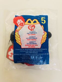 Mc Donald’s Ty Lucky The Ladybug Beanie Baby