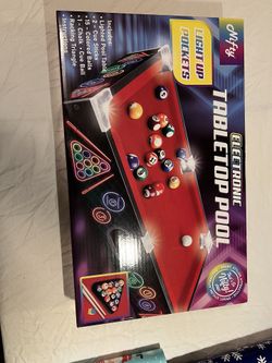Electronic TableTop Pool - $25 obo