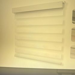 NEW Zebra Blinds for Windows. Cordless Dual-Layer Privacy Zebra Shades for Indoor Windows, Easy to Install, Light Filtering Sheer Blinds 