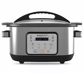Instant Pot Aura 6 Qt Convenient Multi-Use Programmable Multicooker, Silver NOB