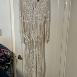 Cream Fairy Romper Dress (PLEASE READ DESCRIPTION!) 