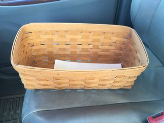 Longaberger bread basket