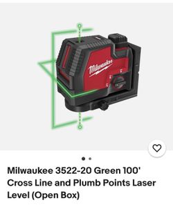 Milwaukee new laser rechargeable