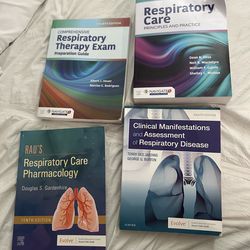 AVC respiratory therapy program books