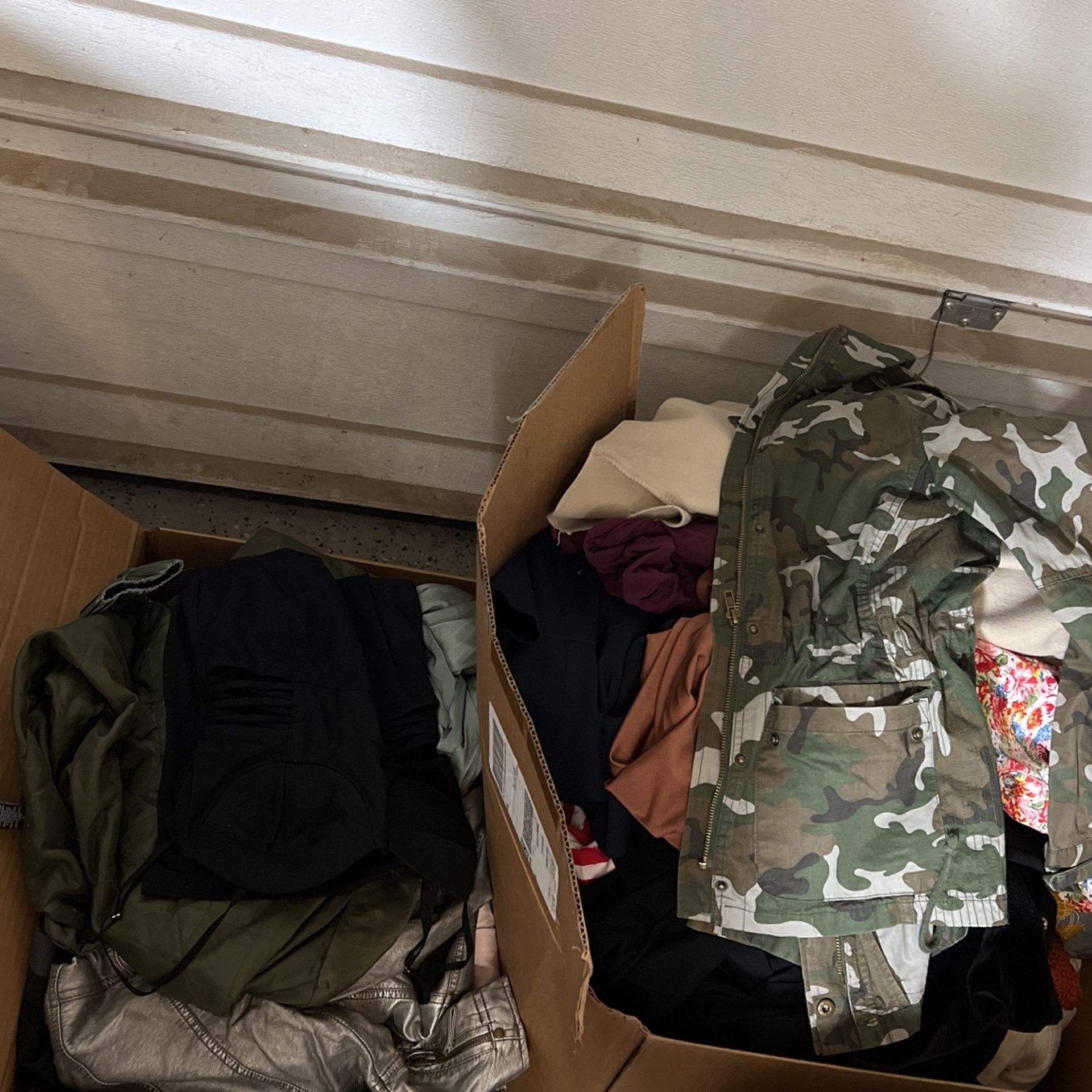 Two Boxes Of Woman Clothes Size Small
