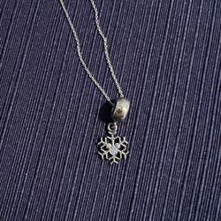 Sparkling Mickey Snowflake Charm