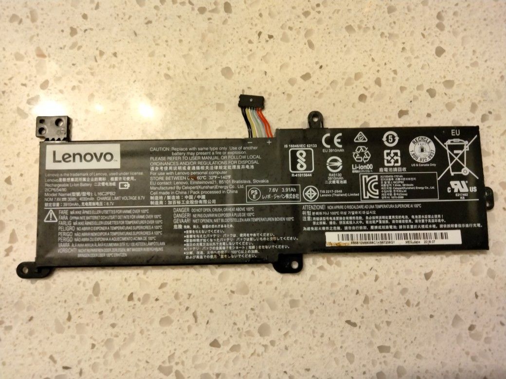Lenovo Laptop Battery