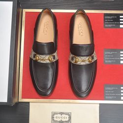 GG Men’s Leather Shoes With Box 2026 New 