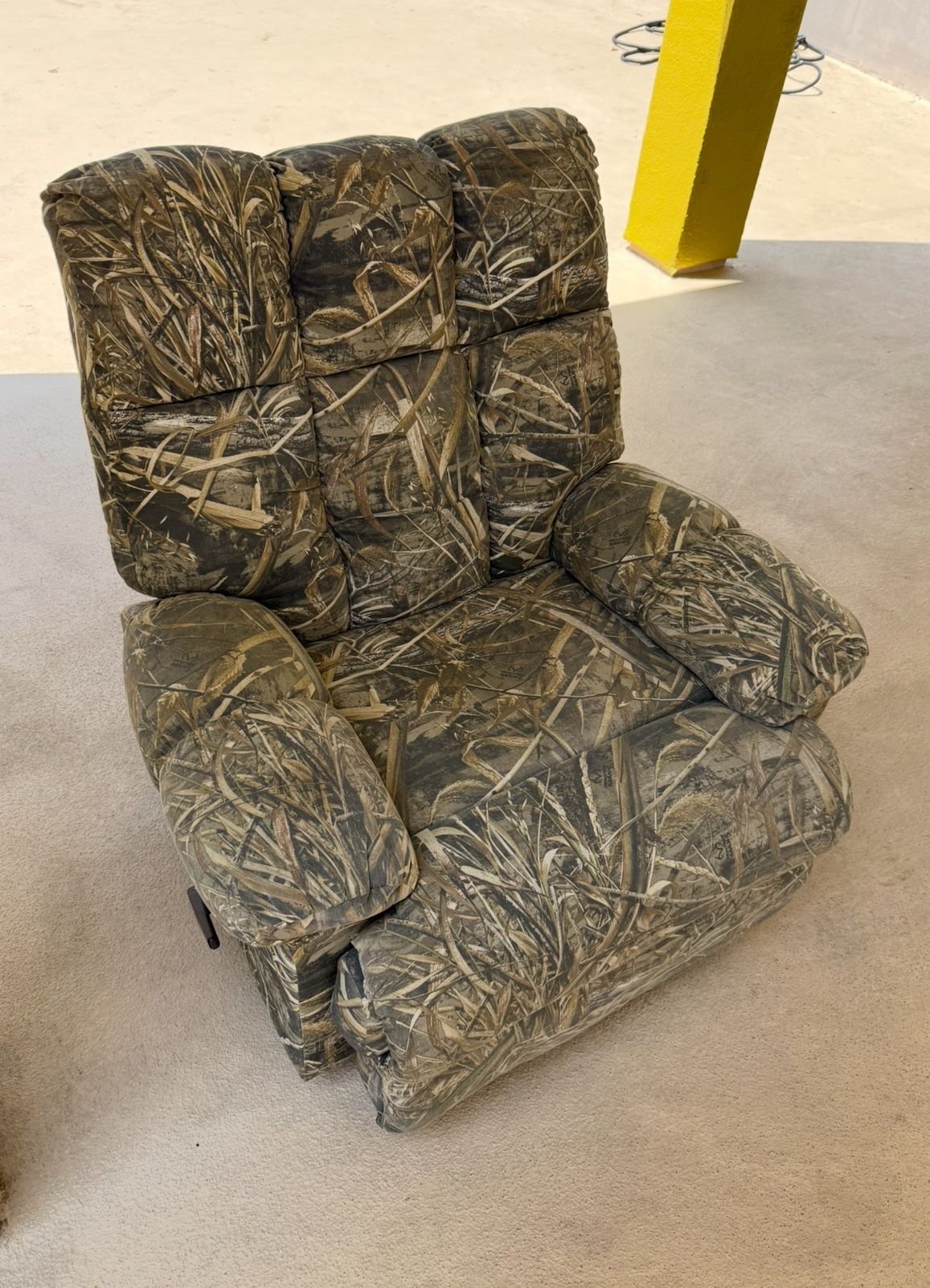 Barely Used Woodland Camo Recliner