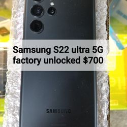 Samsung S22 ULTRA 5G FACTORY UNLOCKED 