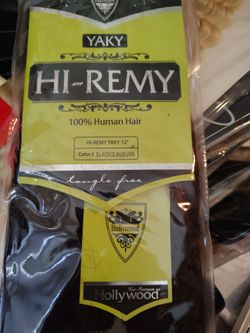 12" human hair pack