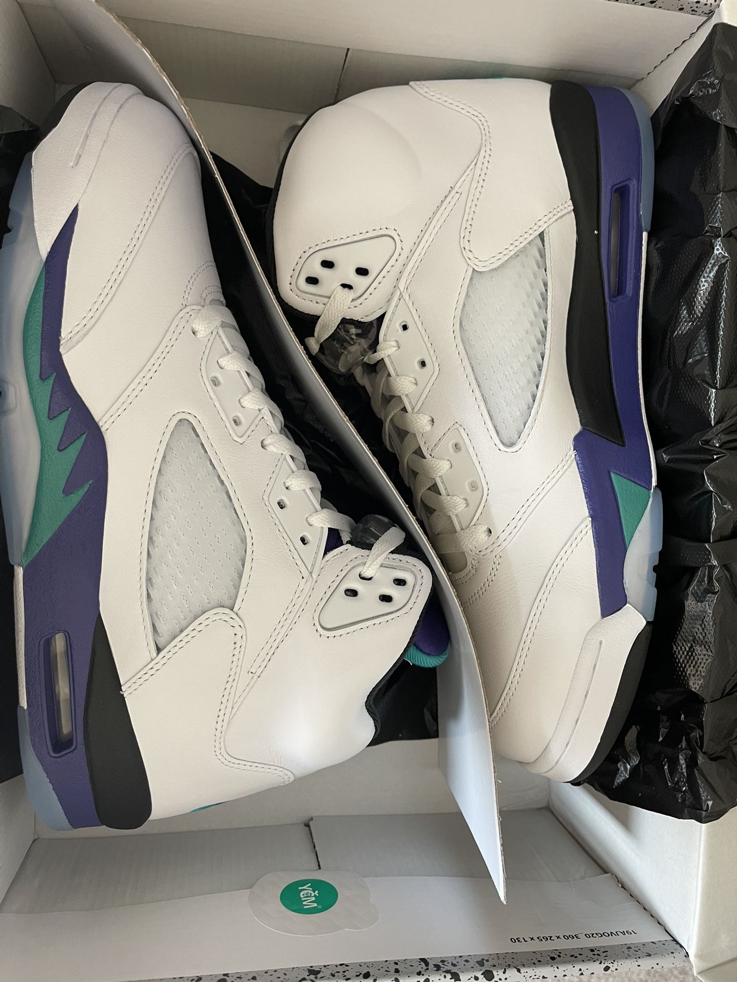 Size 11 Jordan 5 Grape