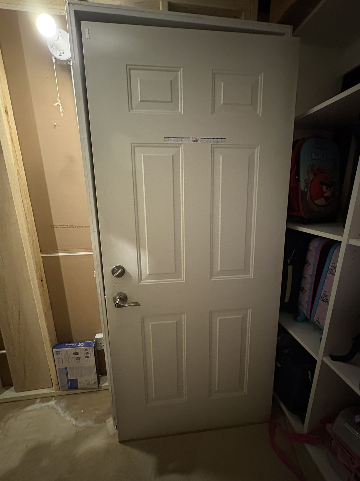 Fire Rated Steel Door 36x80 Right Hand
