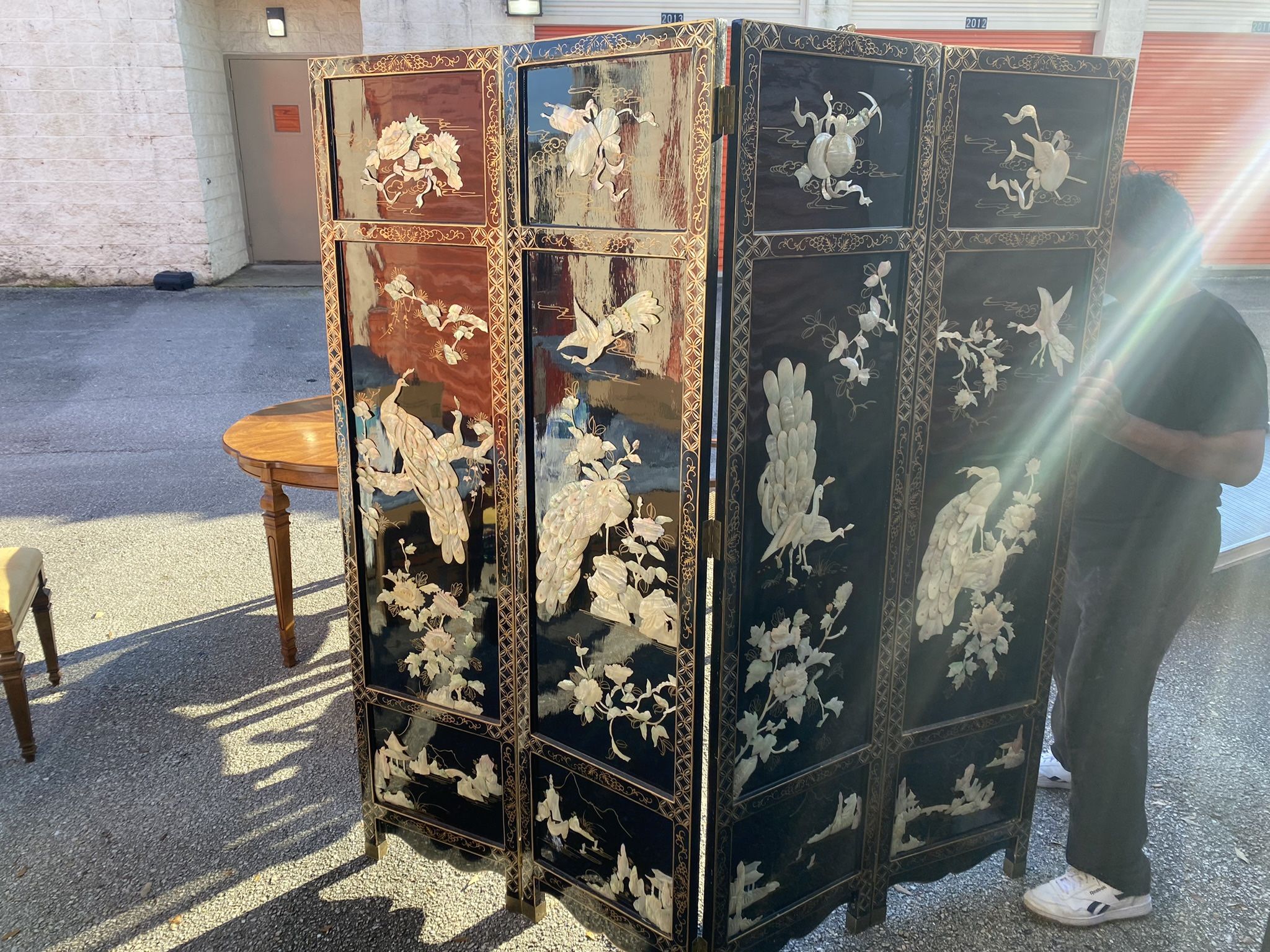 Peacock Fold Away Room Divider